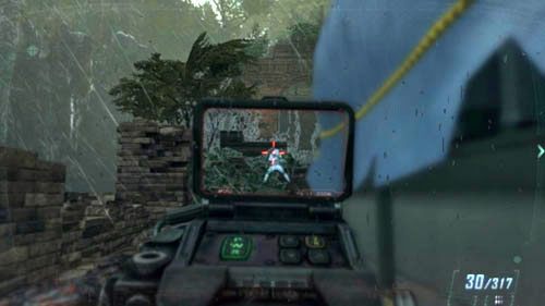 Najpierw oczyść okolice trzeciej wieżyczki, wokół niej i skrzynki z niebieską płachtą będą kryć się przeciwnicy - 02 - Celerium | Misje - Opis przejścia | Call of Duty Black Ops II - Call of Duty: Black Ops II - poradnik do gry