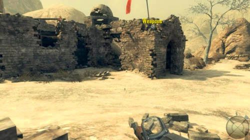 Ruszaj dalej, prosto na południe (spójrz na kompas), aż twoją drogę zablokuje mur - 03 - Old Wounds | Misje - Opis przejścia | Call of Duty Black Ops II - Call of Duty: Black Ops II - poradnik do gry