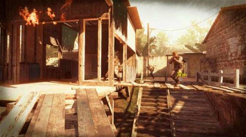 Zabij przeciwnika w drzwiach domu naprzeciwko, wejdź do środka i po schodach - 04 - Time and Fate | Misje - Opis przejścia | Call of Duty Black Ops II - Call of Duty: Black Ops II - poradnik do gry