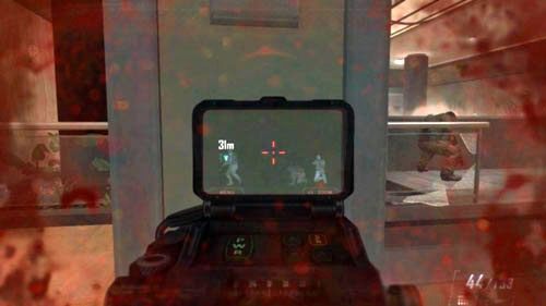 Kiedy nie będziesz mógł już zauważyć wrogów, przejdź do pokoju naprzeciwko i w prawo do drugiego pokoju - 06 - Karma | Misje - Opis przejścia | Call of Duty Black Ops II - Call of Duty: Black Ops II - poradnik do gry