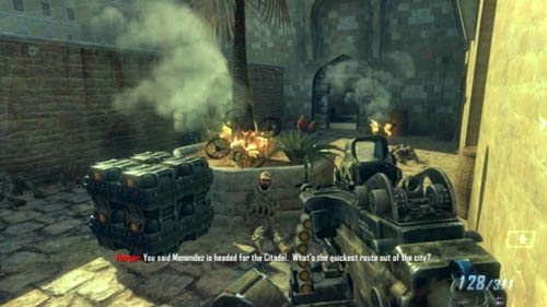 Przystań przy drzwiach i zacznij zestrzeliwać quad-drony - 08 - Achilles Veil | Misje - Opis przejścia | Call of Duty Black Ops II - Call of Duty: Black Ops II - poradnik do gry