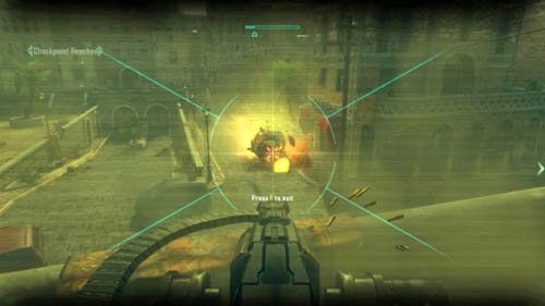 W tym celu wracaj na dziedziniec i wyjdź prawą bramą, a potem trzymaj się cały czas prawej ściany - 08 - Achilles Veil | Misje - Opis przejścia | Call of Duty Black Ops II - Call of Duty: Black Ops II - poradnik do gry