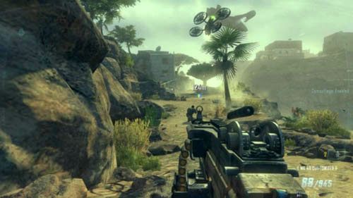 Ruszaj dalej z Salazarem i na rozwidleniu wybierz prawą drogę - 08 - Achilles Veil | Misje - Opis przejścia | Call of Duty Black Ops II - Call of Duty: Black Ops II - poradnik do gry