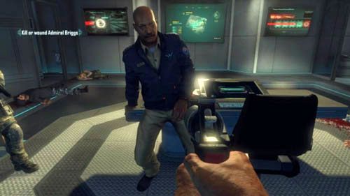 Cel: Kill or wound Admiral Briggs (Zabij lub zrań admirała Briggsa) - 09 - Odysseus | Misje - Opis przejścia | Call of Duty Black Ops II - Call of Duty: Black Ops II - poradnik do gry