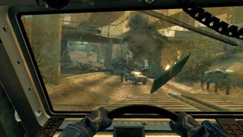 Jedź przed siebie taranując samochody i przeciwników - 10 - Cordis Die | Misje - Opis przejścia | Call of Duty Black Ops II - Call of Duty: Black Ops II - poradnik do gry