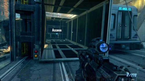 Dopiero teraz idź w miejsce, w którym był pierwszy CLAW - 10 - Cordis Die | Misje - Opis przejścia | Call of Duty Black Ops II - Call of Duty: Black Ops II - poradnik do gry