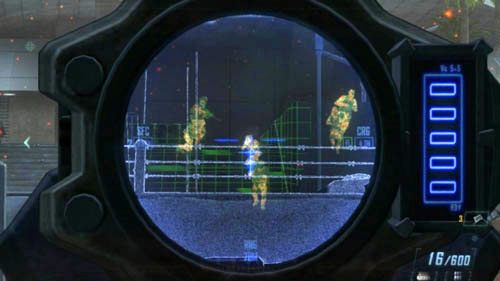 Po oczyszczeniu placu budowy zbliż się do drugich, mniejszych schodów, które ze niego wychodzą - 11 - Judgment Day | Misje - Opis przejścia | Call of Duty Black Ops II - Call of Duty: Black Ops II - poradnik do gry