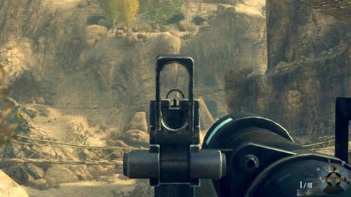 Tu właściwie musisz uważać tylko na jedno - na snajperów zajmujących pozycje na drewnianych mostach (obrazek powyżej) - 03 - Old Wounds | Misje - Wyzwania | Call of Duty Black Ops II - Call of Duty: Black Ops II - poradnik do gry