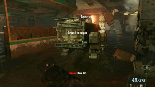 Aby w ogóle móc ukończyć to wyzwanie, na początku misji - kiedy CLAW wyważy drzwi i zabije wrogów - udaj się w lewo, do drugiego CLAW-a - 05 - Fallen Angel | Misje - Wyzwania | Call of Duty Black Ops II - Call of Duty: Black Ops II - poradnik do gry