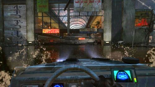 Twoim zadaniem jest staranowanie ośmiu wrogich jeepów - 05 - Fallen Angel | Misje - Wyzwania | Call of Duty Black Ops II - Call of Duty: Black Ops II - poradnik do gry