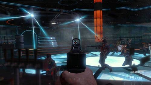 Podczas pierwszego spowolnienia od razu wciśnij przycisk lunety - bez tego nie masz żadnej szansy na jakikolwiek celny strzał - 06 - Karma | Misje - Wyzwania | Call of Duty Black Ops II - Call of Duty: Black Ops II - poradnik do gry