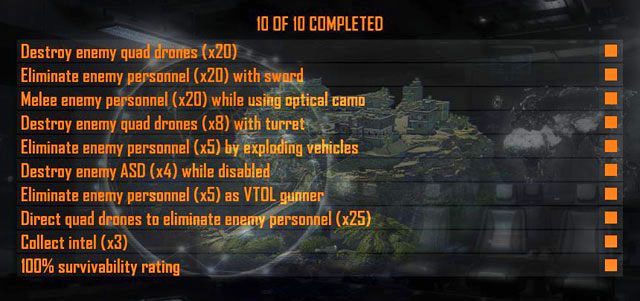 (Zniszcz 20 quad-dronów) - 08 - Achilles Veil | Misje - Wyzwania | Call of Duty Black Ops II - Call of Duty: Black Ops II - poradnik do gry