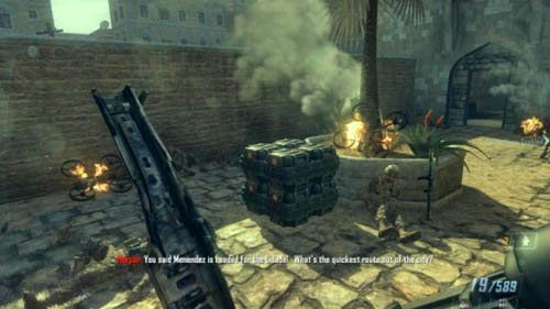 Aby w ogóle móc ukończyć to wyzwanie, koniecznie weź ze sobą granaty EMP - 08 - Achilles Veil | Misje - Wyzwania | Call of Duty Black Ops II - Call of Duty: Black Ops II - poradnik do gry