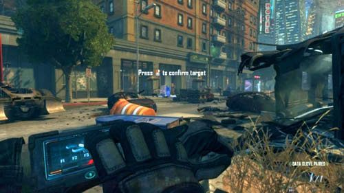 Zacznij oznaczać nim cele (obrazek powyżej) - 10 - Cordis Die | Misje - Wyzwania | Call of Duty Black Ops II - Call of Duty: Black Ops II - poradnik do gry