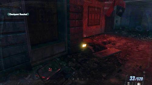 Kiedy tylko uciekniesz przed płynącym autobusem i odzyskasz kontrolę nad bohaterem, będziesz miał przed sobą ulicę (pierwszy obrazek powyżej) - 05 - Fallen Angel | Materiały wywiadowcze | Call of Duty Black Ops II - Call of Duty: Black Ops II - poradnik do gry