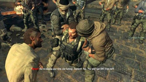 Druga scena to ta, podczas której podejmujesz opisaną na początku tego działu decyzję - 08 - Achilles Veil | Decyzje, konsekwencje, zakończenia - Call of Duty: Black Ops II - poradnik do gry