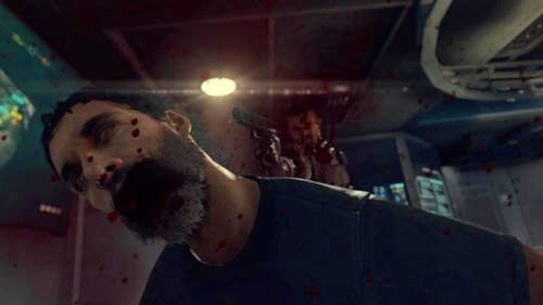 Niestety, po chwili sam zostanie zabity przez Salazara (obrazek powyżej) - 09 - Odysseus (mostek) | Decyzje, konsekwencje, zakończenia - Call of Duty: Black Ops II - poradnik do gry