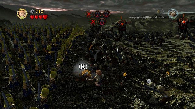 Zestaw znajduje się w lewym górnym rogu areny, na której walczymy z nacierającymi orkami - Prolog | Znajdźki | LEGO The Lord of the Rings - LEGO The Lord of the Rings: Władca Pierścieni - poradnik do gry