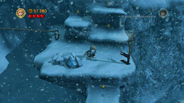 Potrzebujemy: topór, łuk - Przełęcz Caradhras | Znajdźki | LEGO The Lord of the Rings - LEGO The Lord of the Rings: Władca Pierścieni - poradnik do gry