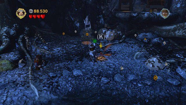 Musimy zrobić to trzykrotnie, a na końcu znajdziemy poszukiwany przez nas skarb - Przełęcz Caradhras | Znajdźki | LEGO The Lord of the Rings - LEGO The Lord of the Rings: Władca Pierścieni - poradnik do gry