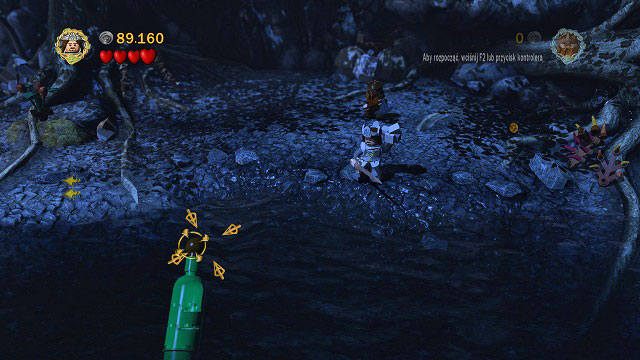 Pod trzema dużymi głazami znajdziemy trzy kamyki - Przełęcz Caradhras | Znajdźki | LEGO The Lord of the Rings - LEGO The Lord of the Rings: Władca Pierścieni - poradnik do gry