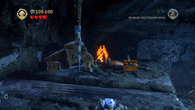 Gdy zaniesiemy rybę trollowi, potwór wypluje dla nas skrzynię - Przełęcz Caradhras | Znajdźki | LEGO The Lord of the Rings - LEGO The Lord of the Rings: Władca Pierścieni - poradnik do gry