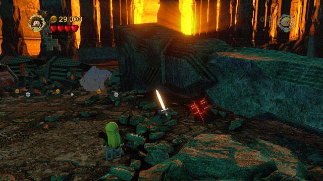 #2 - Za mithrilową kolumną, tam gdzie minizestaw numer 4 - Moria | Znajdźki | LEGO The Lord of the Rings - LEGO The Lord of the Rings: Władca Pierścieni - poradnik do gry