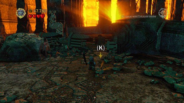 Skarb wyląduje na zewnątrz tego zaułka - Moria | Znajdźki | LEGO The Lord of the Rings - LEGO The Lord of the Rings: Władca Pierścieni - poradnik do gry