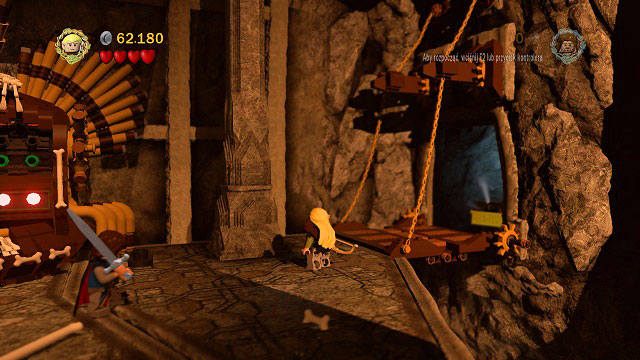 Musimy zagrać w grę trzykrotnie: za każdym razem klocki będą przesuwały się coraz szybciej - Moria | Znajdźki | LEGO The Lord of the Rings - LEGO The Lord of the Rings: Władca Pierścieni - poradnik do gry