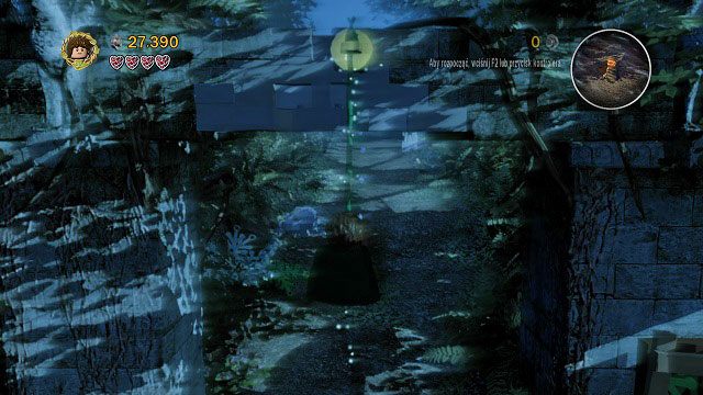 W lokacji, gdzie Frodo zrzuca Boromirowi na głowę posążek - Amon Hen (01 - 05) | Znajdźki | LEGO The Lord of the Rings - LEGO The Lord of the Rings: Władca Pierścieni - poradnik do gry