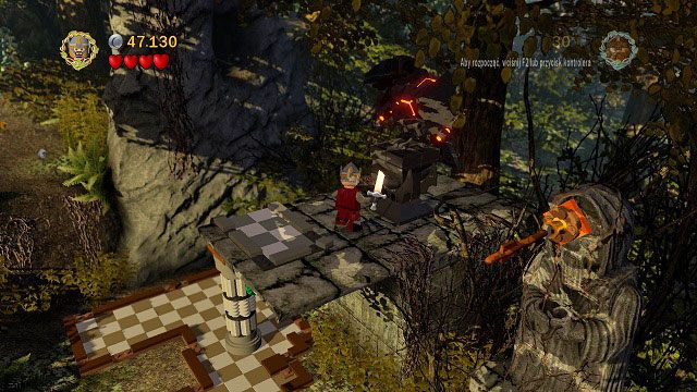 #4 - W ruinach, na końcu ścieżki Aragorna - Amon Hen (01 - 05) | Znajdźki | LEGO The Lord of the Rings - LEGO The Lord of the Rings: Władca Pierścieni - poradnik do gry