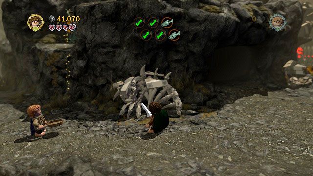 #3 - Obok posadzki, po której przesuwamy kolumnę - Obłaskawienie Golluma | Znajdźki | LEGO The Lord of the Rings - LEGO The Lord of the Rings: Władca Pierścieni - poradnik do gry