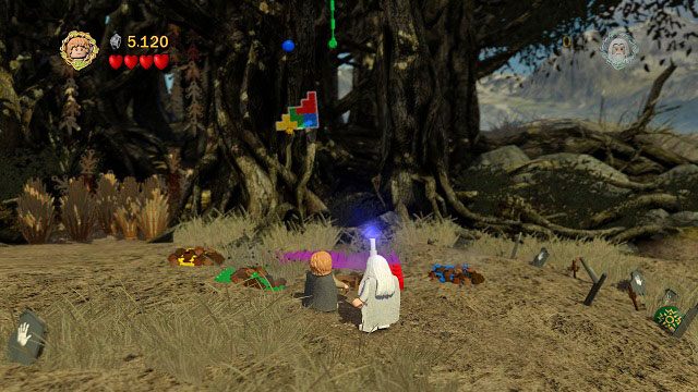 Tuż obok minizestawu numer 1 - Tropem Hobbitów | Znajdźki | LEGO The Lord of the Rings - LEGO The Lord of the Rings: Władca Pierścieni - poradnik do gry