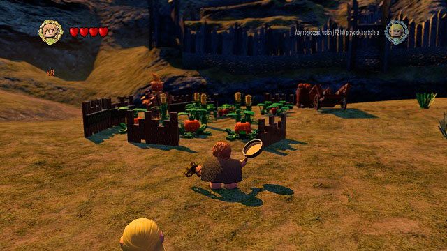 Następnie udajemy się na wschód od wejścia do Edoras - znajdziemy tam kamienną wieżę - Edoras | Śródziemie | LEGO The Lord of the Rings - LEGO The Lord of the Rings: Władca Pierścieni - poradnik do gry