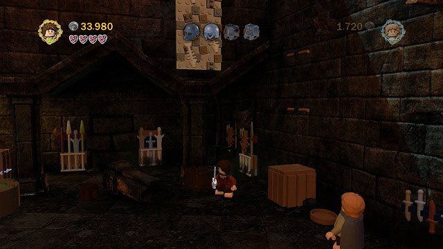 #2 Na prawo od punktu zapisu znajdują się elementy LEGO - wystarczy je zniszczyć - Cirith Ungol | Znajdźki | LEGO The Lord of the Rings - LEGO The Lord of the Rings: Władca Pierścieni - poradnik do gry