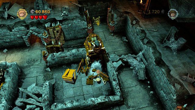 Cel naszej wędrówki znajduje się w prawym-górnym rogu lokacji - Cirith Ungol | Znajdźki | LEGO The Lord of the Rings - LEGO The Lord of the Rings: Władca Pierścieni - poradnik do gry