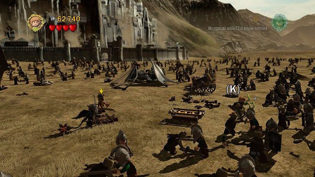 Podczas walki z Czarnoksiężnikiem; na arenie znajdują się dwa miejsca, w których można zasadzić roślinkę (po lewej i prawej stronie lokacji) - Bitwa na polach Pelennoru | Znajdźki | LEGO The Lord of the Rings - LEGO The Lord of the Rings: Władca Pierścieni - poradnik do gry