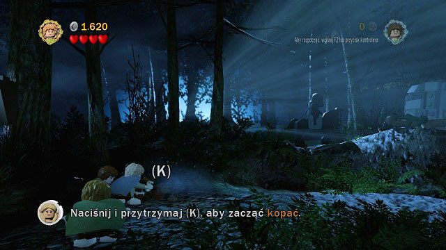 Podczas następnego spotkania z Nazgulem skorzystamy z ekwipunku niesionego przez Sama - Czarny Jeździec | Opis przejścia - Akt I | LEGO The Lord of the Rings - LEGO The Lord of the Rings: Władca Pierścieni - poradnik do gry