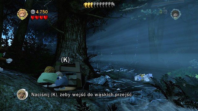Kolejną przeszkodę pokonamy dzięki niewielkiemu wzrostowi Hobbitów - Czarny Jeździec | Opis przejścia - Akt I | LEGO The Lord of the Rings - LEGO The Lord of the Rings: Władca Pierścieni - poradnik do gry