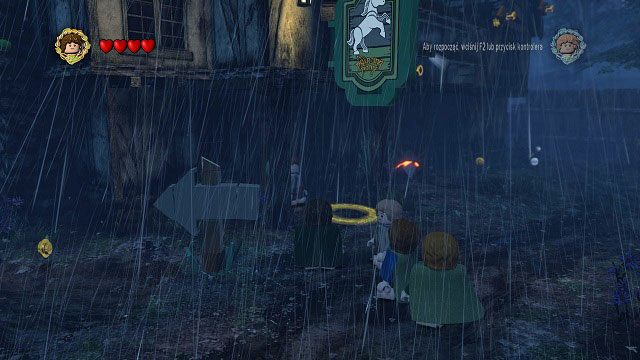 Podążając za szlakiem z błękitnych monet trafimy do Bree - Bree (Śródziemie) | Opis przejścia - Akt I | LEGO The Lord of the Rings - LEGO The Lord of the Rings: Władca Pierścieni - poradnik do gry