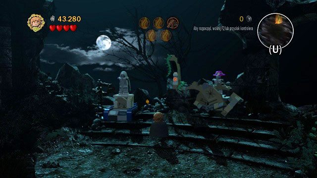 Naszym pierwszym zadaniem jest rozpalenie pięciu ognisk - Wichrowy Czub | Opis przejścia - Akt I | LEGO The Lord of the Rings - LEGO The Lord of the Rings: Władca Pierścieni - poradnik do gry