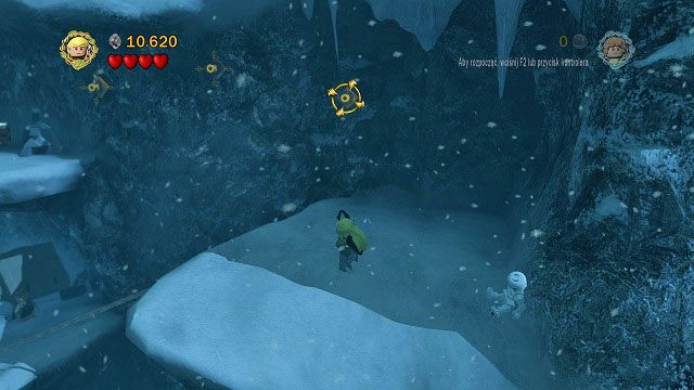 Zmieniamy postać na Legolasa i przechodzimy po linie na drugą stronę - Przełęcz Caradhras | Opis przejścia - Akt I | LEGO The Lord of the Rings - LEGO The Lord of the Rings: Władca Pierścieni - poradnik do gry