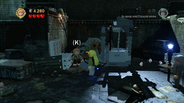 Naszym pierwszym zadaniem jest wyciągnięcie Pippina ze studni - Moria | Opis przejścia - Akt I | LEGO The Lord of the Rings - LEGO The Lord of the Rings: Władca Pierścieni - poradnik do gry