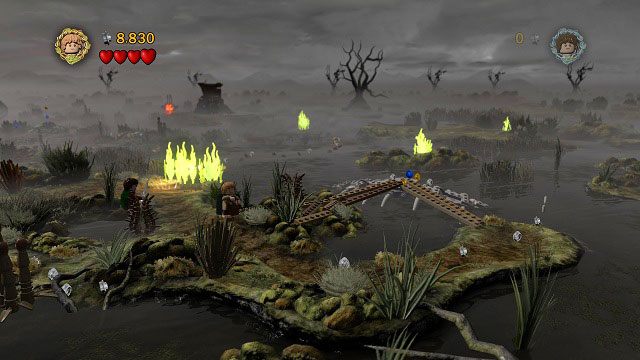 Ponownie musimy odnaleźć sadzawkę - Martwe Bagna | Opis przejścia - Akt II | LEGO The Lord of the Rings - LEGO The Lord of the Rings: Władca Pierścieni - poradnik do gry