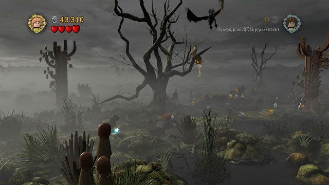 Od tego miejsca gra ponownie zmienia się w podchody - Martwe Bagna | Opis przejścia - Akt II | LEGO The Lord of the Rings - LEGO The Lord of the Rings: Władca Pierścieni - poradnik do gry