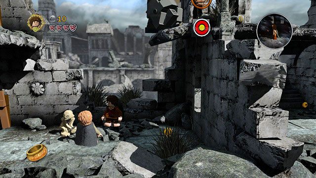 Nasza drużyna zostanie znowu podzielona na dwie grupy - Osgiliath | Opis przejścia - Akt II | LEGO The Lord of the Rings - LEGO The Lord of the Rings: Władca Pierścieni - poradnik do gry