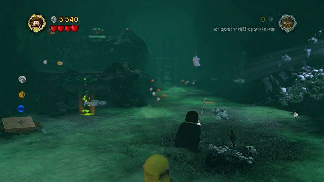 Wkrótce dotrzemy do obszernej komnaty - Ścieżki Umarłych | Opis przejścia - Akt III | LEGO The Lord of the Rings - LEGO The Lord of the Rings: Władca Pierścieni - poradnik do gry