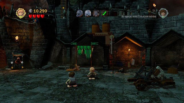 Idziemy dalej na prawo, omijając bramę wyjściową - Cirith Ungol | Opis przejścia - Akt III | LEGO The Lord of the Rings - LEGO The Lord of the Rings: Władca Pierścieni - poradnik do gry