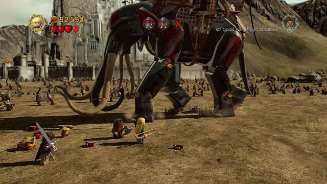 Drugi typ Olifanta jest znacznie trudniejszy do powstrzymania - Bitwa na polach Pelennoru | Opis przejścia - Akt III - LEGO The Lord of the Rings: Władca Pierścieni - poradnik do gry