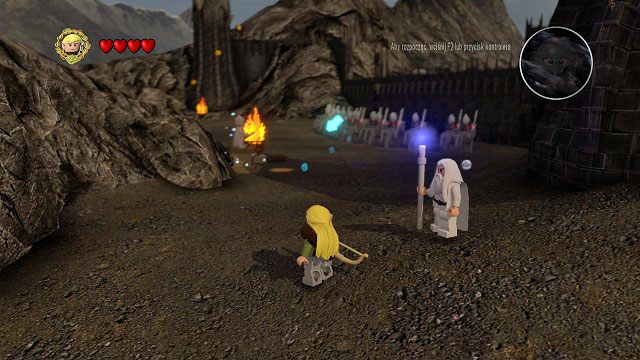 Po ominięciu bagien już tylko kawałek drogi dzieli nas od czarnej bramy - Droga do Czarnej Bramy (Śródziemie) | Opis przejścia - Akt III - LEGO The Lord of the Rings: Władca Pierścieni - poradnik do gry